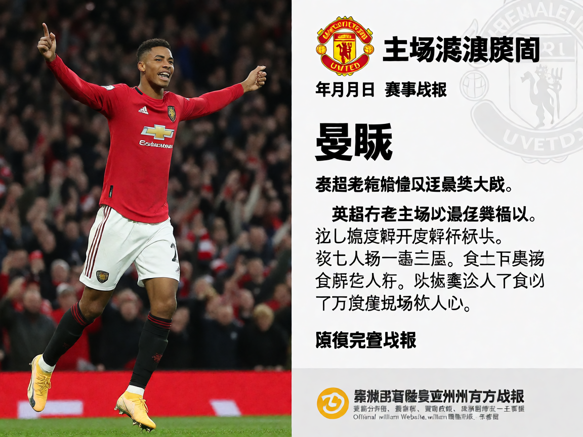 英超曼联主场进球庆祝瞬间,球迷沸腾